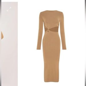 Meshki cutout midi dress. XS. NWT. Never worn